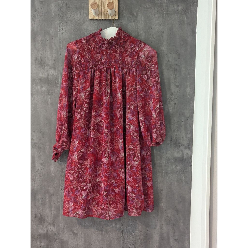 Women BCBG generation Dress size 6 red & pink